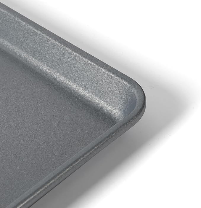 Calphalon Titan Steel Core PFA Free Nonstick 17 x 12 Cookie Sheet Baking Pan, Heavy Duty Reinforced Steel Bakeware for Even Heating, Oven Safe Baking Tray for Cookies - Image 4