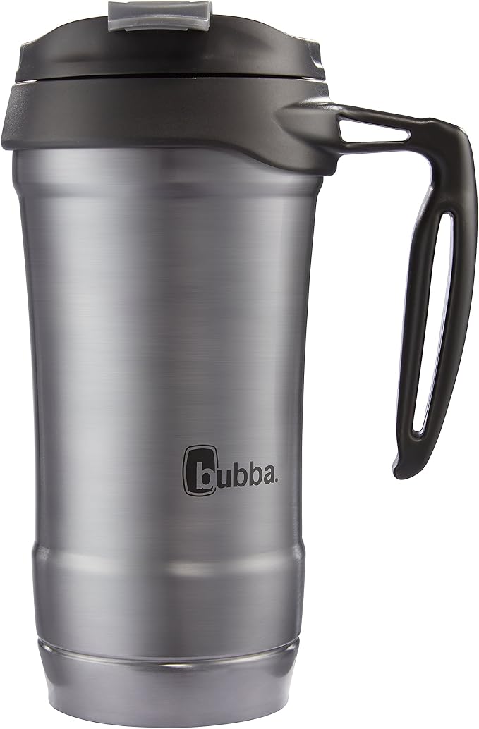 Bubba HERO Vacuum-Insulated Stainless Steel Travel Mug with Handle, 18 oz, Gunmetal - Image 2