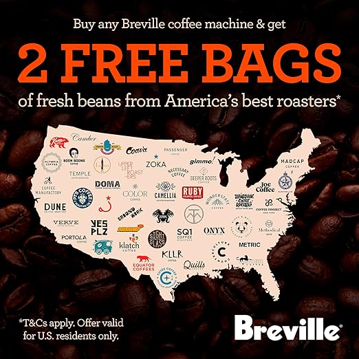 Breville BES500BST Bambino Plus Espresso Machine, Black Stainless Steel | Make café-quality espresso, lattes and cappuccinos at home with this compact, semi-automatic coffee maker for home baristas - Image 6