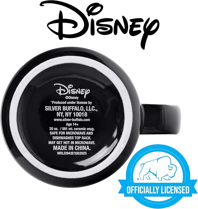 Silver Buffalo Disney Lilo and Stitch Halloween, Ceramic Camper Mug, 20oz | Jack O' Lantern, Ween, 0.59 Liters - Image 4