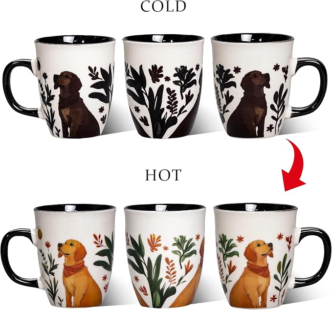 Dog Mug - 16oz Heat Changing Coffee Mugs, Funny Ceramic Coffee Mug for Home, Gifts for Dog lovers Mother's Day & Christmas - Image 5