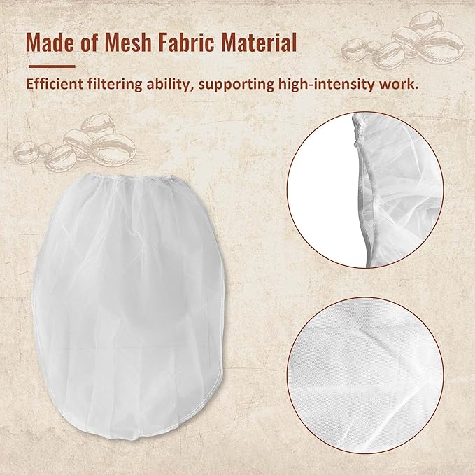 Cold Brew Coffee Filter Bag Compatible with Toddy Cold Brew System for 5 Gallon Commercial Brewers, Washable & Reusable, 1 Pcs