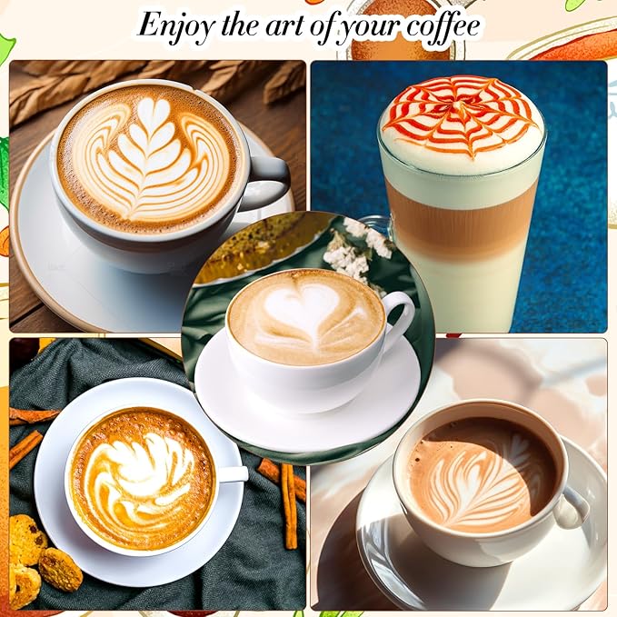 3 Pack Latte Art Pen, Double-Ended Coffee Latte Art Tools, Stainless Steel Coffee Drawing Tools with Wood Handle Barista Accessories for Espresso Designs, Home and Cafe Use