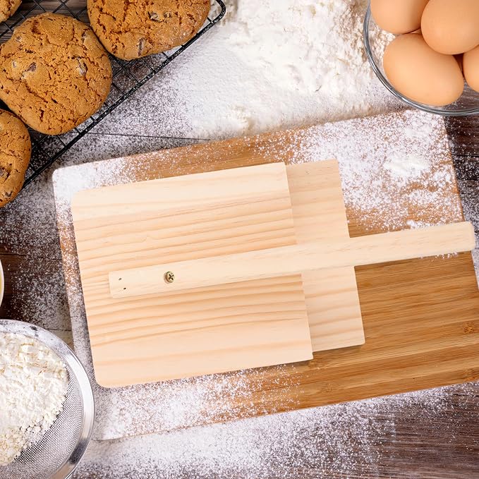 Happyyami Wooden Dumpling Maker Dough Presser Tool for Dumpling Wrappers and Noodles Sturdy and Easy to Use for Kitchen Pastry and Dough Preparation - Image 6