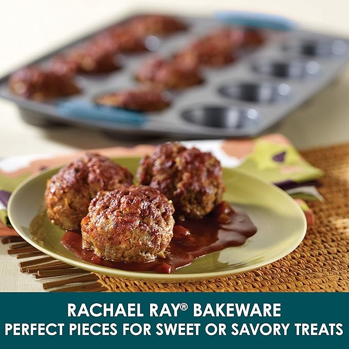 Rachael Ray Yum-o! Nonstick Bakeware Muffin & Cupcake Tin - Thumbnail 5