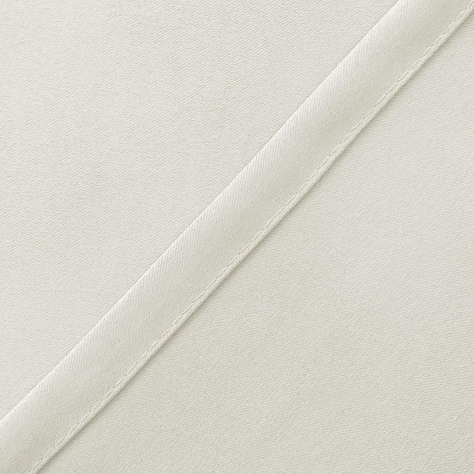 Hiasan Valance Curtains for Kitchen Blackout Thermal Insulated Solid Window Curtain Valance, Ivory, 42 x 12 Inches, 1 Panel - Image 3