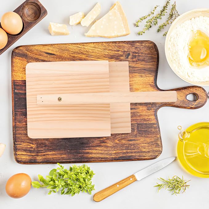 VALICLUD Wooden Dumpling Press Tool for Dumpling Dough and Noodle Making Easy to Use Sturdy Kitchen Accessory for Home and Pastry Dough Preparation - Image 5