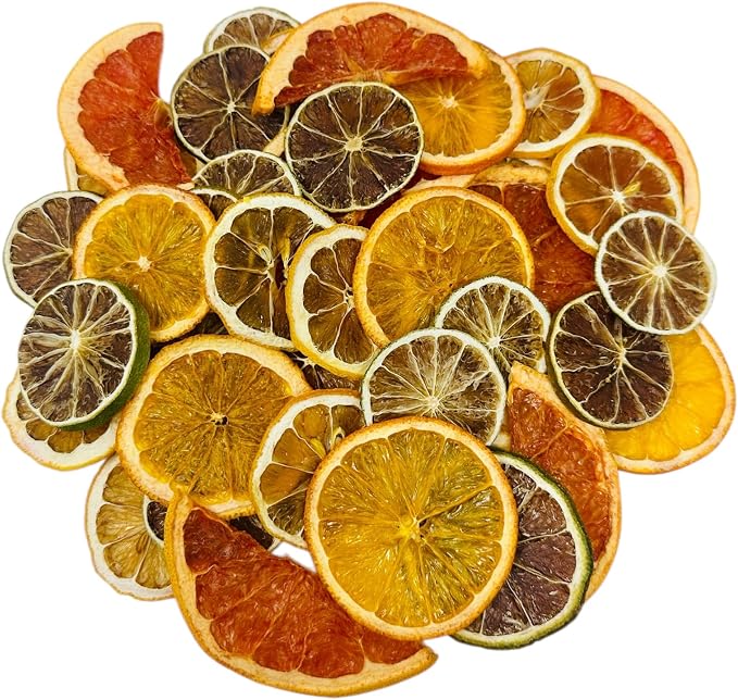 Utama Dehydrated Citrus - 100+ Pieces Dried Lemon/Lime/Orange/Grapefruit - Cocktail/Food Garnishing - Citrus Potpourri - Mixed Dried Fruit Box (100) - Image 3
