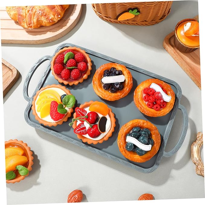 TOYANDONA Silicone Cake Pan Non-stick Bakeware Molds for Creative Desserts Flexible Muffin Tray High-temperature Resistant Bakeware for Family Baking and Parties