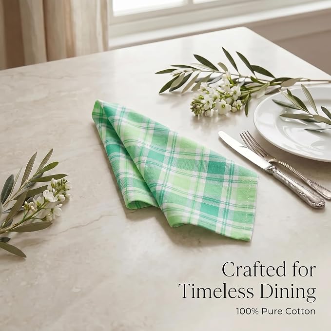 Urban Villa Cloth Napkins Cotton 20x20 (Set of 12) Stpat - Image 8