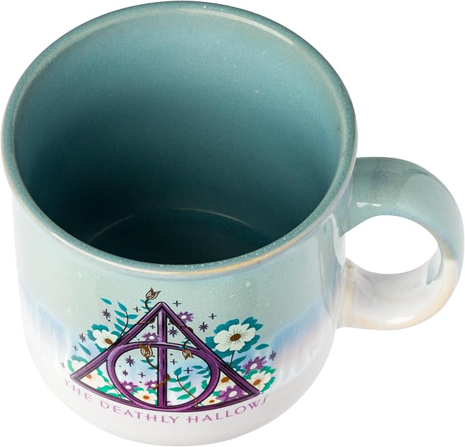 Silver Buffalo Harry Potter Hallows Symbol, Reactive Glaze Camper Mug, 20oz | The Deathly, Ceramic, 0.59 Liters - Image 4