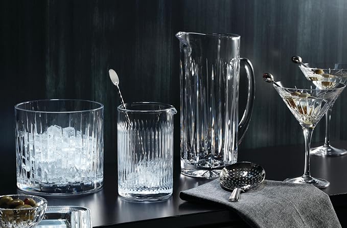 Reed And Barton Soho Clear Crystal, Tall Ball Pitcher - Image 2