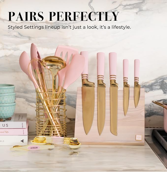 Pink Magnetic Measuring Spoons Set - 8-Piece Dual-Sided Stainless Steel Spoons, Stackable and Spice Jar Friendly – Stylish Pink Kitchen Accessories for Cooking and Baking - Image 8