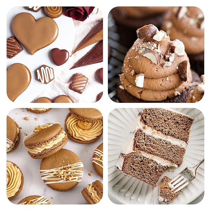 Brown Gel Food Coloring - Pandalab 2 Ounce High Concentrated Food Dye for Baking, Cake, Cookie, Fondant, Icing, Easter Egg, Macaron, DIY Slime (60ml)