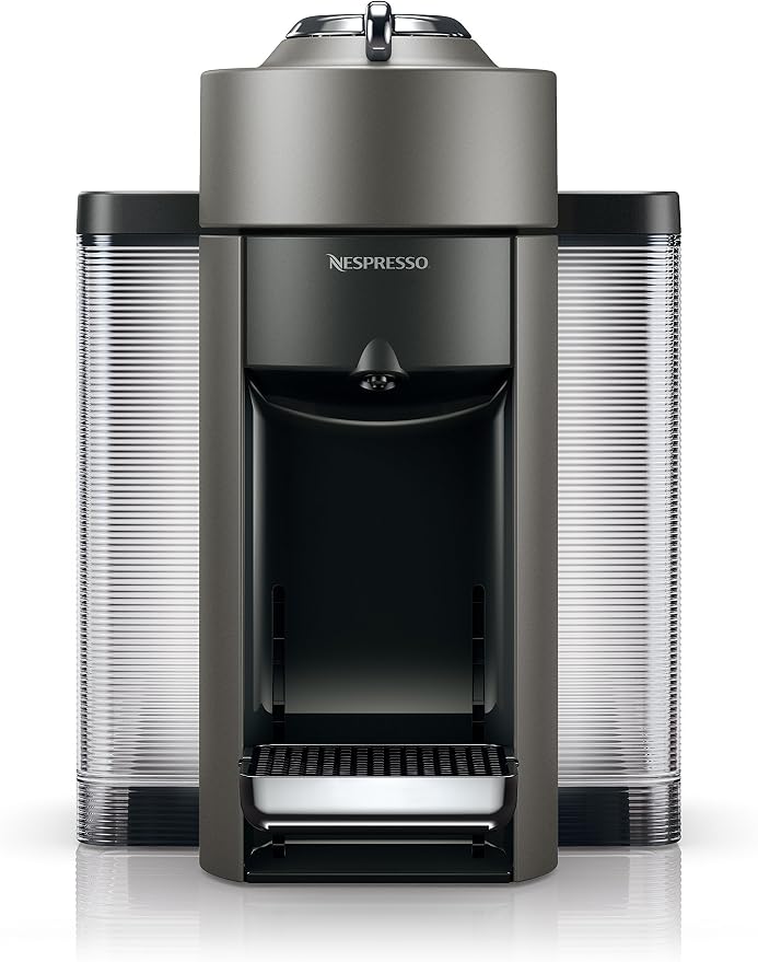 Nespresso Vertuo Coffee and Espresso Machine by De'Longhi, 54 ounces, Titan, Grey - Image 2