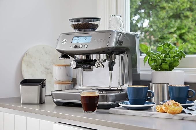 Breville BES878BSS Barista Pro Espresso Machine, Brushed Stainless Steel | Pull barista-quality espresso shots, lattes and cappuccinos at home with this manual coffee maker with built-in grinder - Image 9