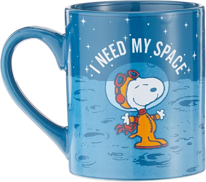 Silver Buffalo Peanuts Snoopy I Need My Space, Ceramic Mug, 14oz | 0.4 Liters - Image 4