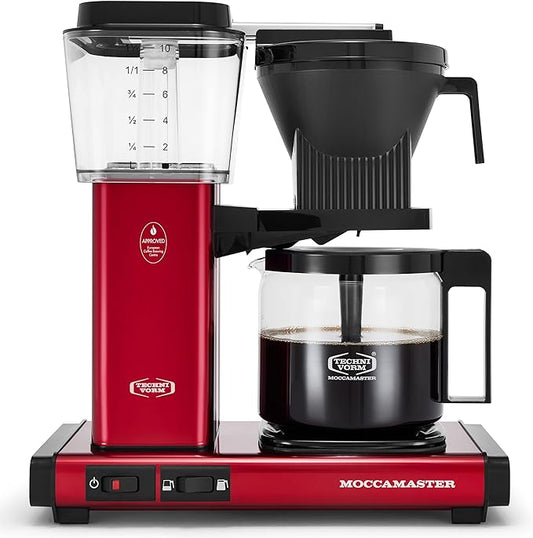 Moccamaster 53944 KBGV Select 10-Cup Coffee Maker, Candy Apple Red, 40 ounce, 1.25l by Unknown