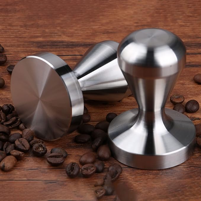Coffee Tamper 51mm 100% Stainless Steel Barista Tools, Espresso Tamper Tool