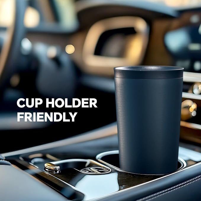 Ideus 17 oz Travel Coffee Mug, Double Wall Vacuum Stainless Steel Insulated Coffee Tumbler With Lid, Splash-Proof & Cup Holder Friendly, Keeps Drinks Hot/Cold, Dishwasher Safe, Navy - Image 5
