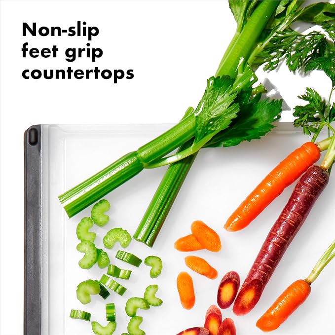 OXO Good Grips Plastic Utility Cutting Board - Image 4