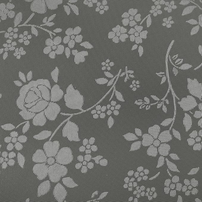 Smiry Square Waterproof Heavy Duty Vinyl Tablecloths, 54 x 54 Inch | Wipeable Washable Floral Embossed Table Cover for Kitchen and Dining Room, Indoor & Outdoor Use, Dark gray - Image 6