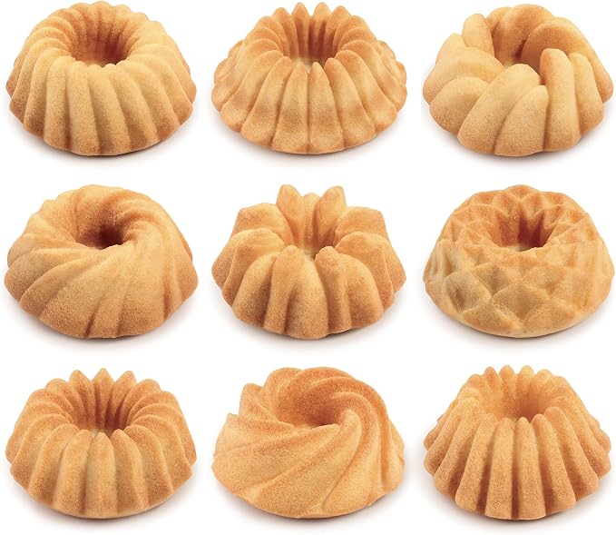 Tescoma Delícia 623132 9 Mini Bundt Cake Mould, Cast Aluminium Non-Stick - Image 3