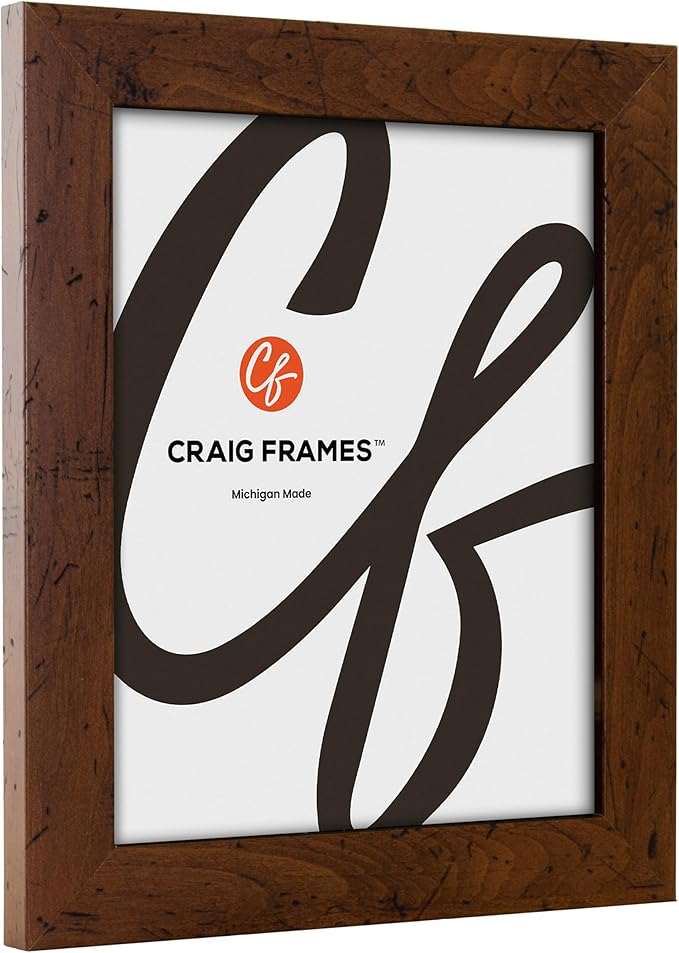 Craig Frames 20x30 Brown Picture Frame, Wall Decor for Art and Photos | A lightweight, shatter resistant acrylic front, made in the USA for a gallery display - Image 5