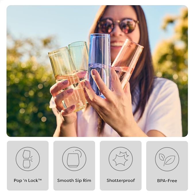 TOSSWARE POP 9oz Flute - Color Series SET OF 12, Premium Quality, Recyclable, Unbreakable & Crystal Clear Plastic Champagne Glasses - Image 3