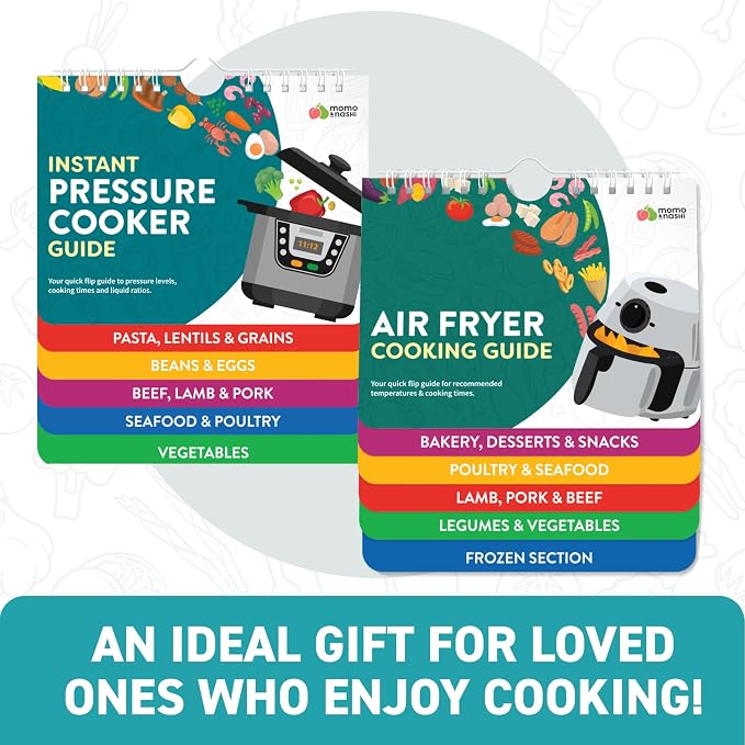 Air Fryer & Instant Pot Magnetic Cooking Guides - 7" x 6" Each - Set of 2 Instant Pot Air Fryer Accessories Cook Books - Airfryer Kitchen Accessories & Kitchen Gadgets 2026 - Image 7