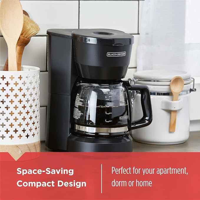 BLACK+DECKER Single-Serve Coffee Maker with 50oz Reservoir | Single-serve brewer with 50oz reservoir, K-Cup and ground coffee compatibility and travel mug clearance. - Image 3