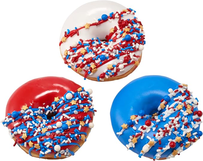 DECOPAC Firecracker Deluxe Fusion Mix, 26oz, Fancy Patriotic Candy Sprinkles in Handheld Container, Edible Sprinkles For Celebration Cakes, Cupcakes, Cookies and Donuts, Red, White, and Blue - Image 9