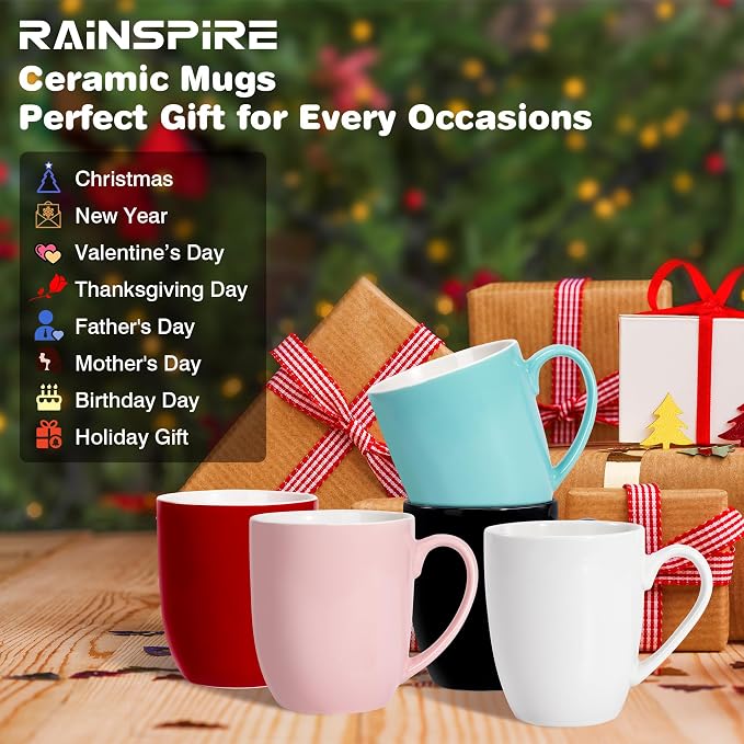 Urbanstrive 16 oz Large Coffee Mug with Handle Tea Cup Novelty Coffee Cup Idea Gift for Men Women Office Work (Pink) - Image 8