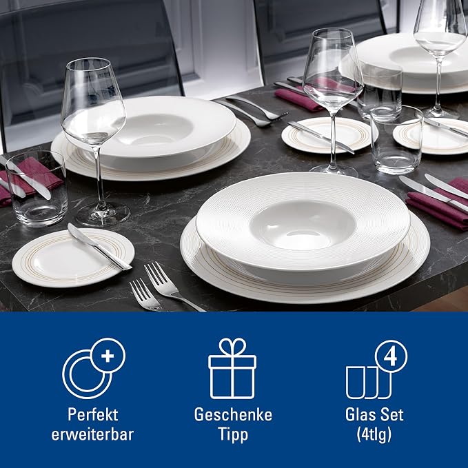 Villeroy & Boch La Divina Collection Red Wine Glass, Set of 4, Crystal Glass, 15.75 oz Capacity, Clear | Crystal glass red wine glasses, dishwasher safe, rounded bowl lets red wine's bouquet fully develop - Image 5