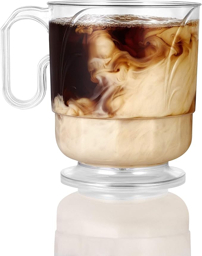Lillian Signature Collection 40 Count Elegance Coffee Mug, 8-Ounce, Clear - Image 4