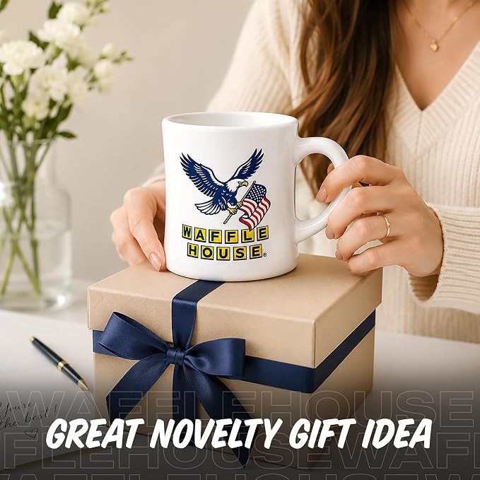 Waffle House Patriotic Coffee Mug in Gift Box – 9 oz Limited Edition Cup – Iconic Logo, Ideal Gift for Coffee Lovers - Image 7