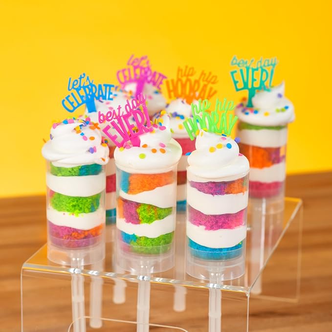 DECOPAC Quins Fancy Sprinkles, 19.5oz, Candy Sprinkles in Handheld Container, Edible Sprinkles For Celebration Cakes, Cupcakes, Cookies - Neon Bright Confetti Quins - Image 5