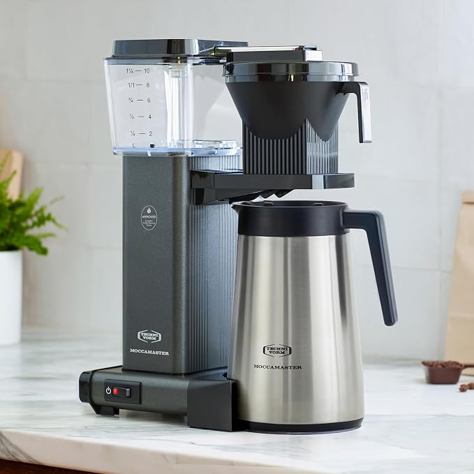 Technivorm Moccamaster 79317 KBGT thermal Carafe 10-Cup Coffee Maker 40 Ounce, Stone Grey 1.25l - Image 8