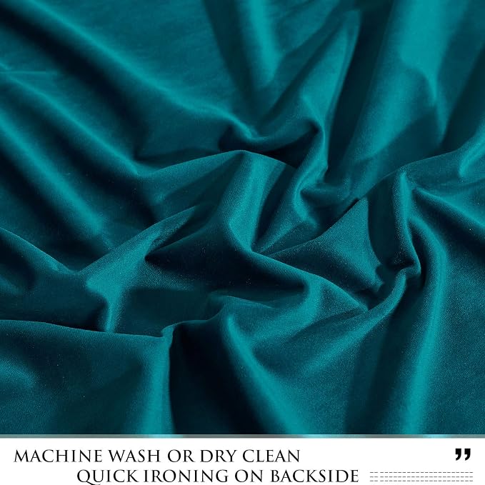 Elegant Velvet Waterfall Valances Curtain W59 inches, 1 Panel | Thermal Insulated Tier Window Decor for Bay Window, Bedroom, Kitchen, Classic Style Valances for Living Dining Room - Image 8