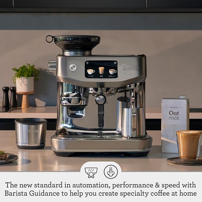 Breville BES985BSS Oracle Jet Espresso Machine, Brushed Stainless Steel | Automatically brew barista-quality lattes, cappuccinos and cold brew at home with this coffee maker with built-in grinder - Image 2