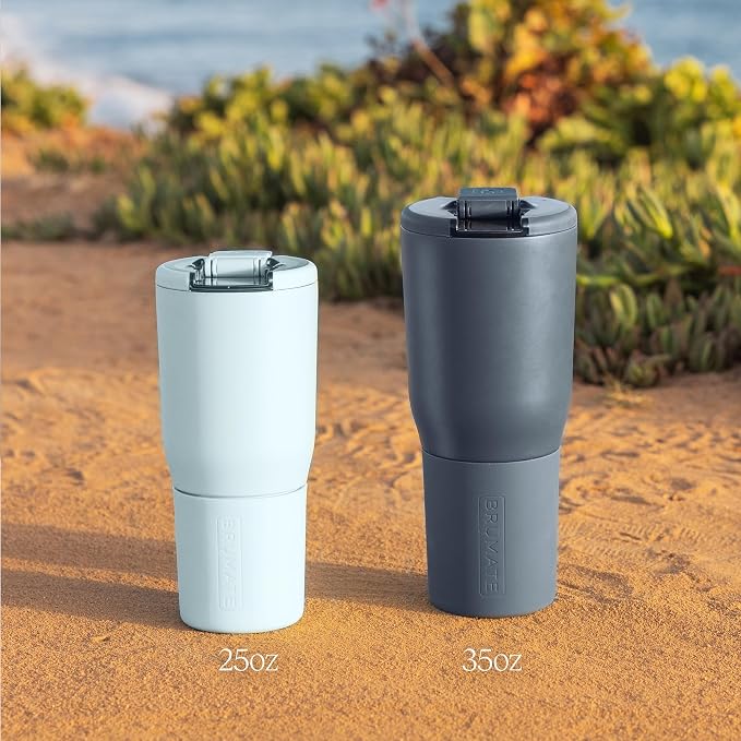 BrüMate Nav 35oz 100% Leak Proof Insulated Travel Tumbler with Magnetic BevLock™ Lid - Double Wall Cup-Holder Friendly Stainless Steel Mug (Kiwi) - Image 6