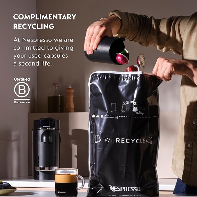 Nespresso Essenza Mini Espresso Machine by Breville, Piano Black | Piano - Image 7