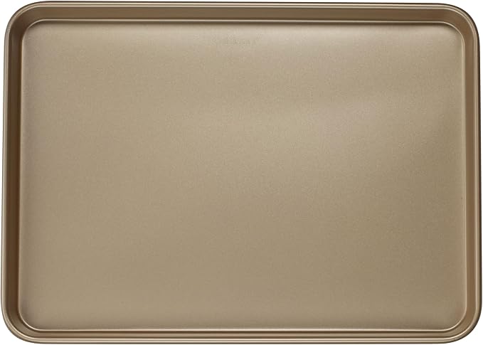17 Inch Nonstick Carbon Steel Baking Sheet Pan, Heavy Duty Warp Resistant Bakeware Tray, Oven Safe Easy Clean Cookie Sheet for Baking Pastries, Cookies & Roasting Veggies - Image 2