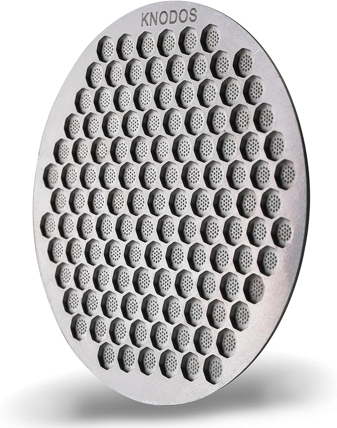 58mm Espresso Puck Screen for Portafilter Basket - Premium Stainless Steel Espresso Mesh Disk Screen Plate Ultra-Thin Design Coffee Filter (58.35mm, Silver)