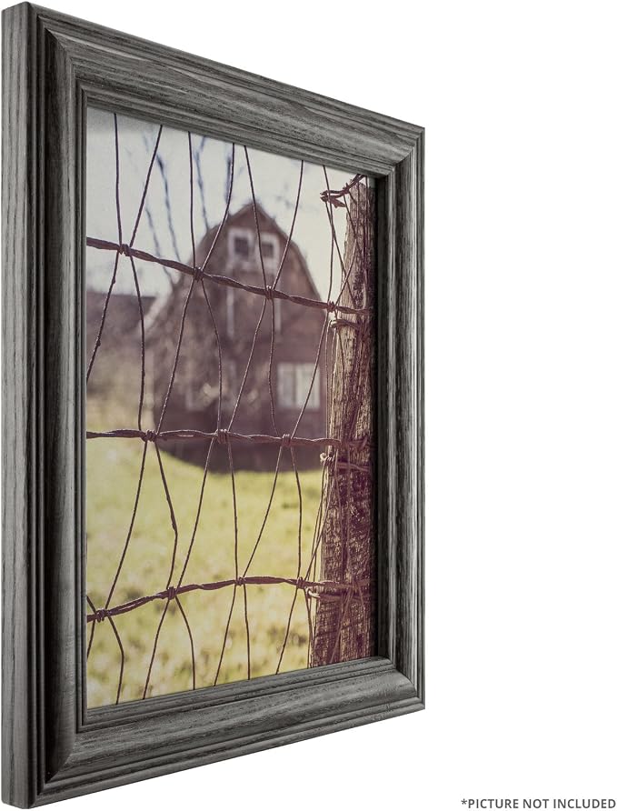 Craig Frames 10x13 Blue Picture Frame, Wall Decor for Art and Photos | Ready to hang with a protective glass front, made in the USA for a gallery display - Image 2