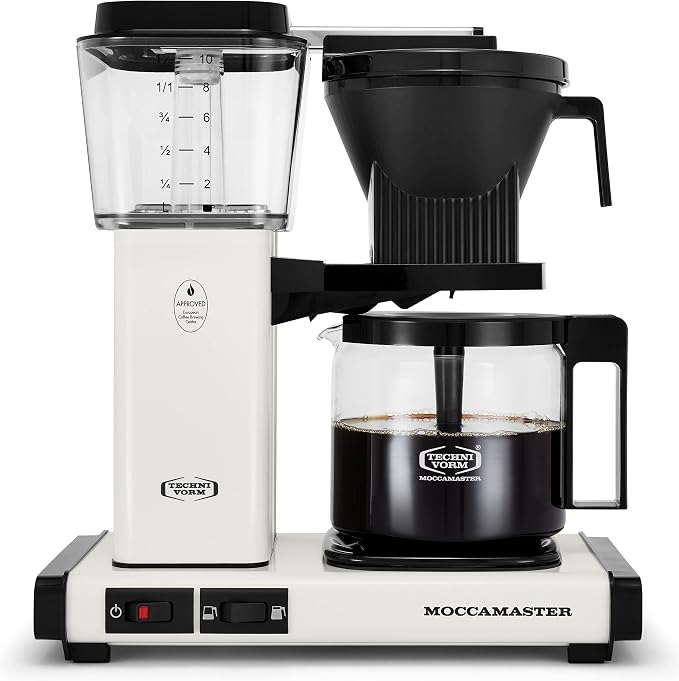 Moccamaster 53933 KBGV Select 10-Cup Coffee Maker, Off-White, 40 ounce, 1.25l by Unknown