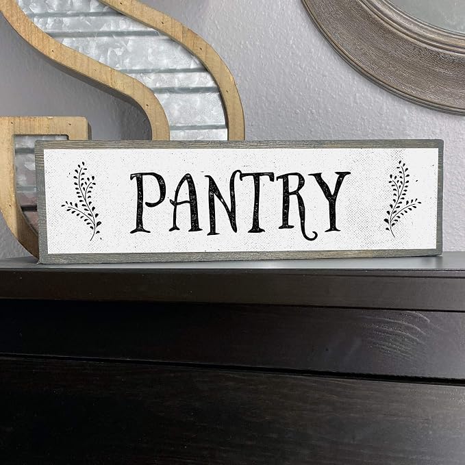 Kitchen Wood Signs (Medium - Wood And Metal, Pantry) - Image 6