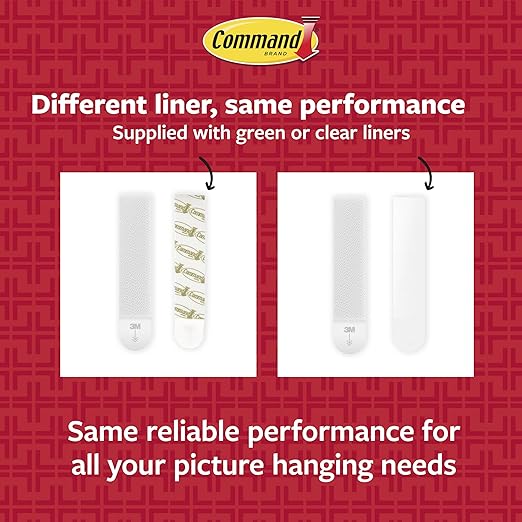 Command 10 lb Medium Picture Hanging Strips 16 Pairs (32 Command Strips), Damage-Free Hanging Picture Hangers, No Tools Wall Hanger for Christmas Decorations
