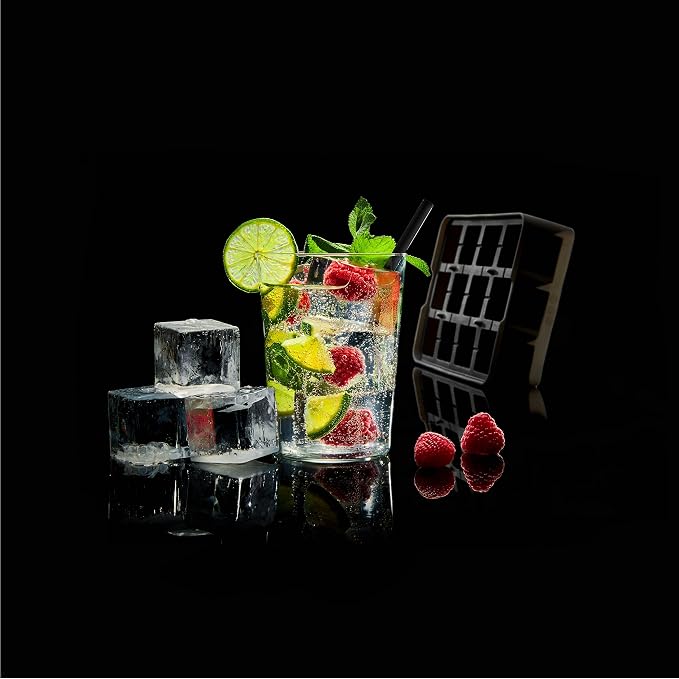 LURCH Germany ICE Former Cube - Silicone Tray for 12 Ice Cubes (1.6x1.6'') - Image 4