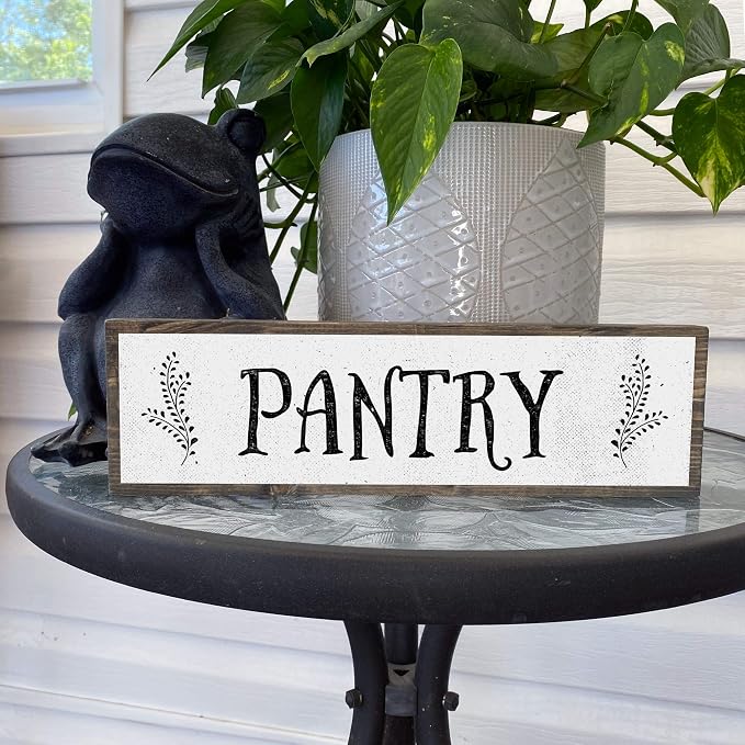 Kitchen Wood Signs (Medium - Wood And Metal, Pantry) - Image 7